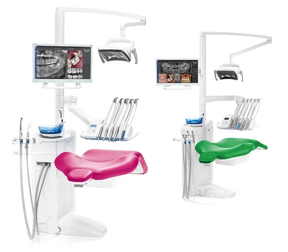 Planmeca dental units stand out with colour